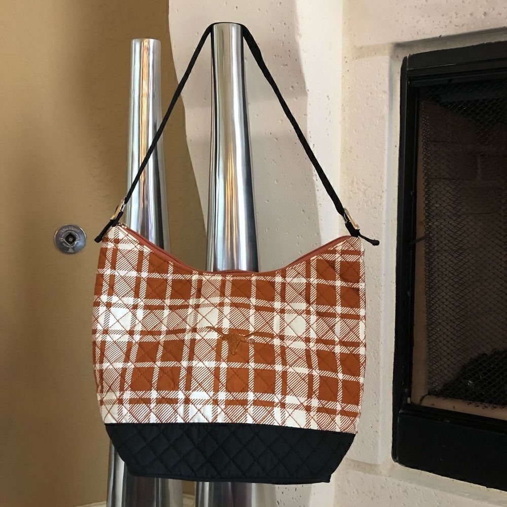 Texas Longhorns quilted purse